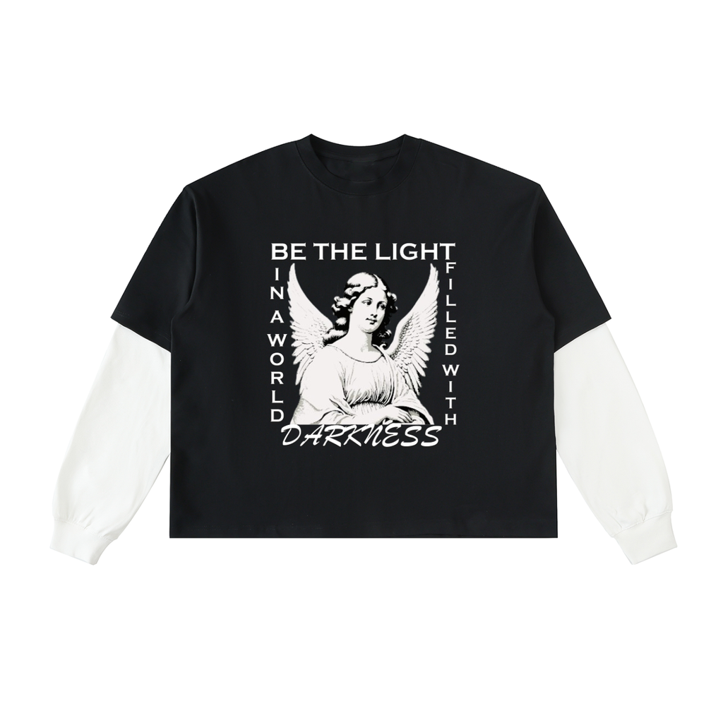 BE THE LIGHT LAYERED TEE