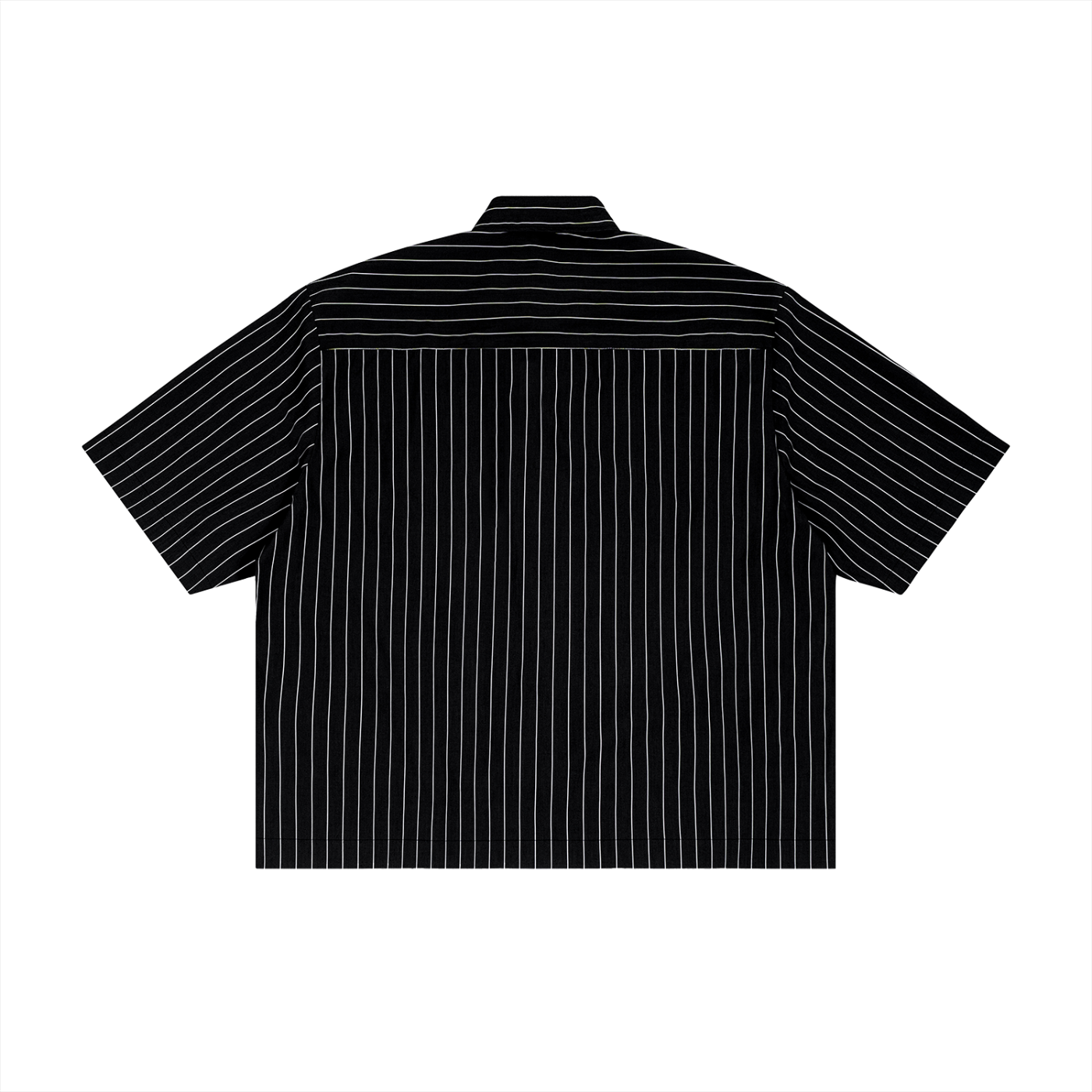 STRIPED BOXY BUTTON UP