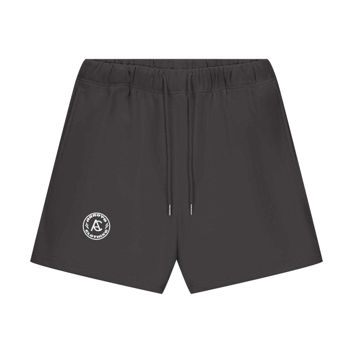 STREETWEAR HEAVYWEIGHT FLEECE SHORTS AC CIRCLE DESIGN