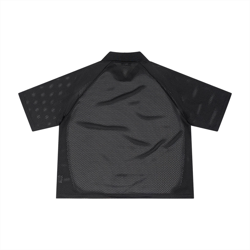ARROYOCLOTHING EST 25 STRIPED MESH BOXY JERSEY
