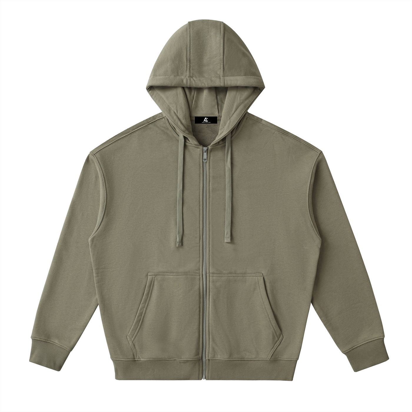 BLANK DROP SHOULDER ZIP UP