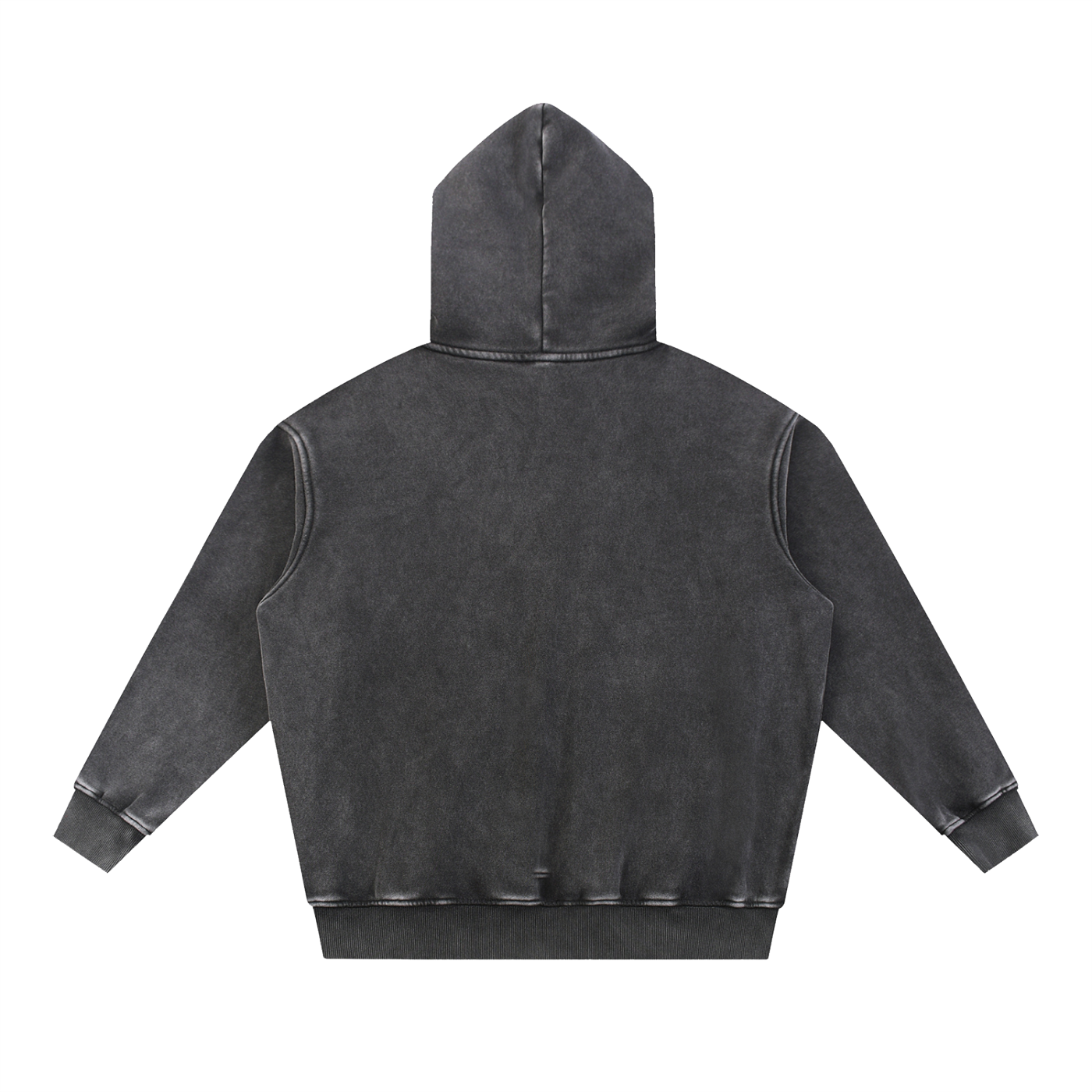OVERSIZED SNOW WASH TREAT THE WORLD WITH RESPECT HOODIE