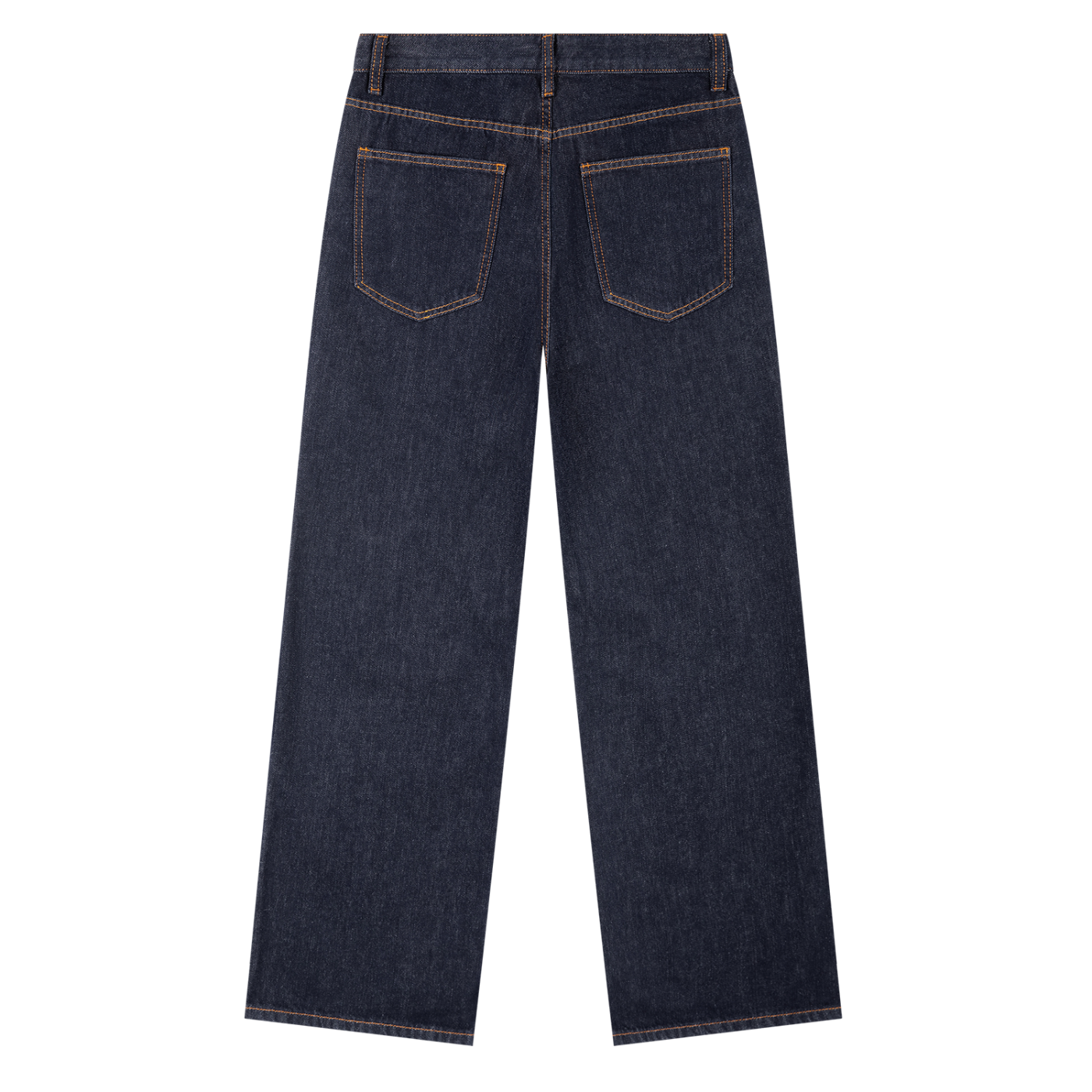 HEAVYWEIGHT NAVY BLUE DENIM SIZE UP FOR BAGGIER FIT