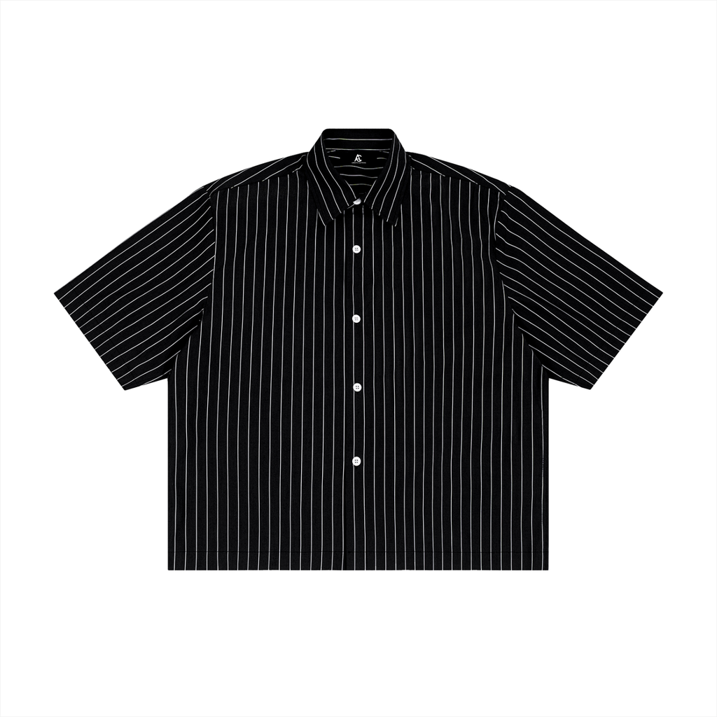 STRIPED BOXY BUTTON UP