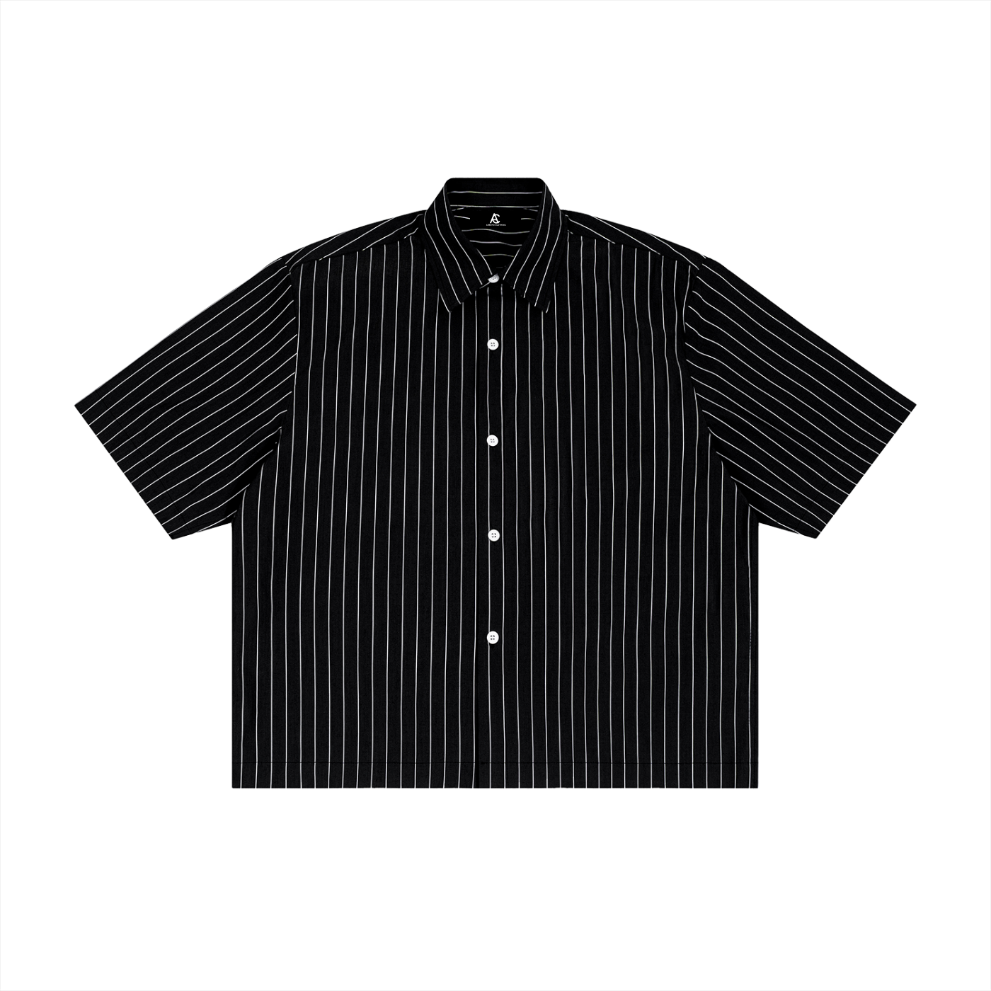 STRIPED BOXY BUTTON UP