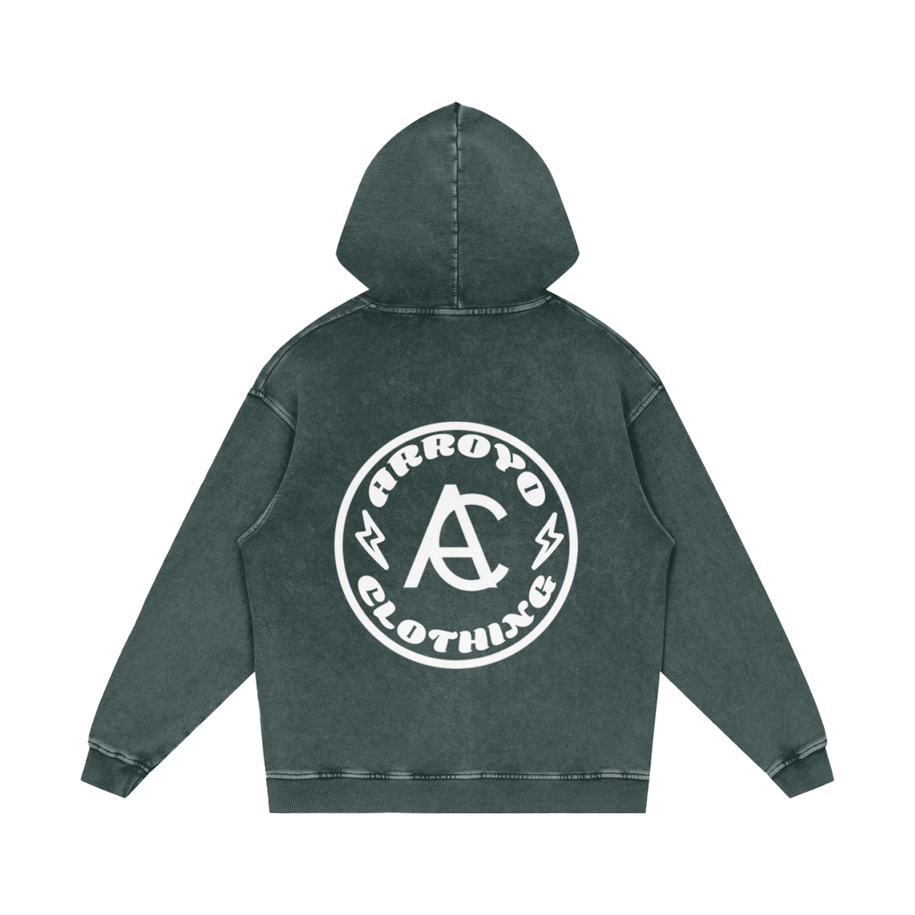 Acid Wash Oversize Hoodie
