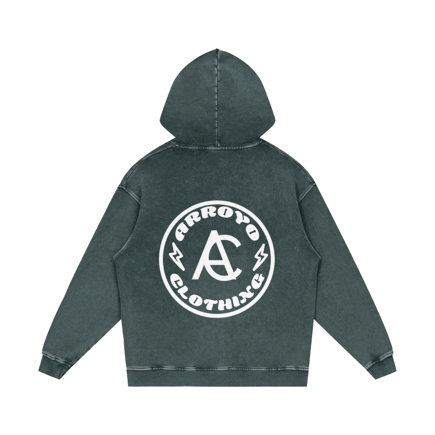 Acid Wash Oversize Hoodie
