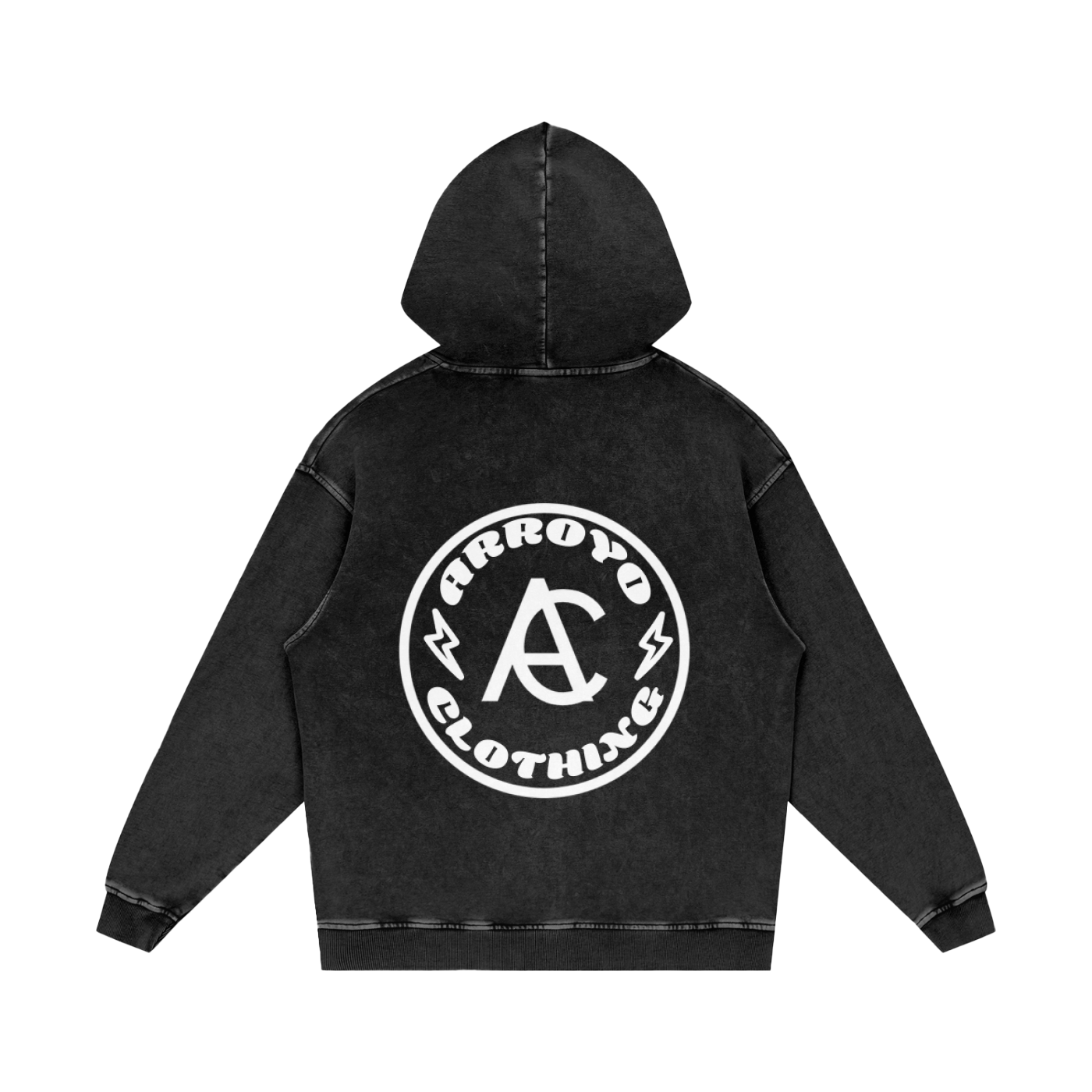 Acid Wash Oversize Hoodie