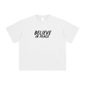 ENZYME WASHED BELIEVE IN PEACE TEE