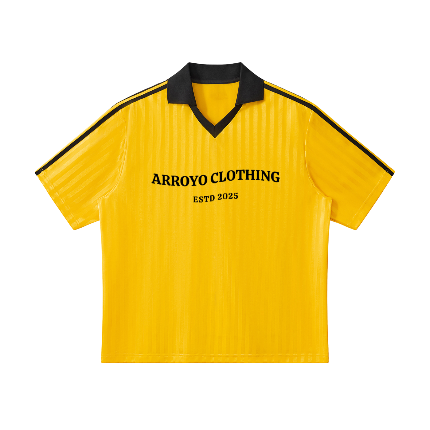 ARROYOCLOTHING SOCCER JERSEY WHITE AND YELLOW