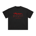 PROTECT YOUR PEACE WASHED OVERSIZED TEE