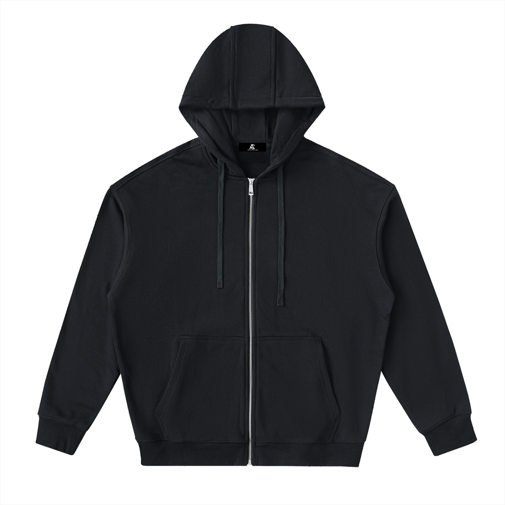 BLANK DROP SHOULDER ZIP UP