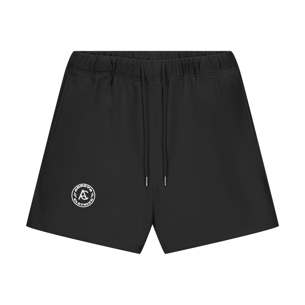 STREETWEAR HEAVYWEIGHT FLEECE SHORTS AC CIRCLE DESIGN