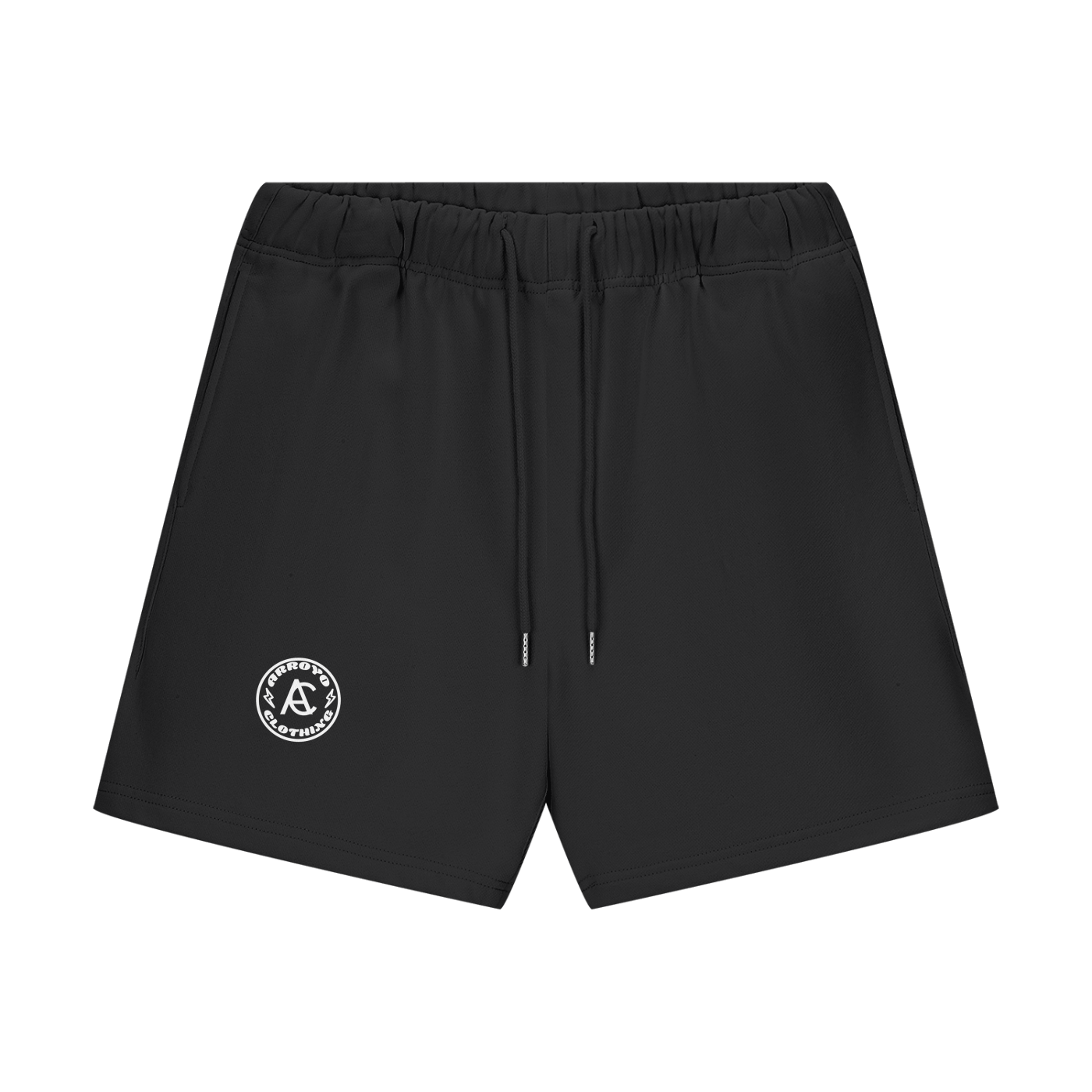 STREETWEAR HEAVYWEIGHT FLEECE SHORTS AC CIRCLE DESIGN