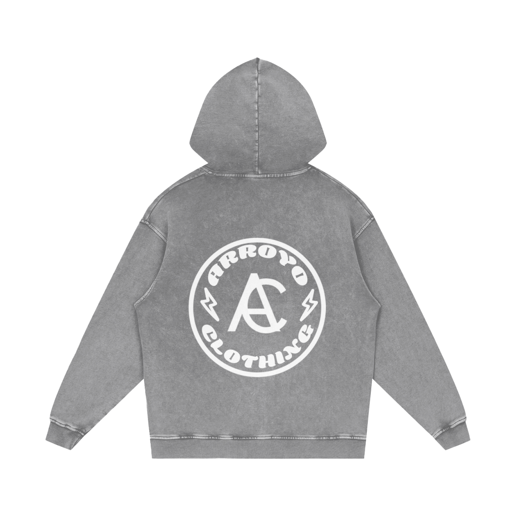 Acid Wash Oversize Hoodie