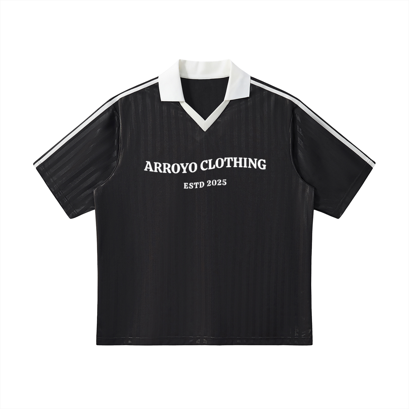 ARROYOCLOTHING SOCCER JERSEY BLACK AND NAVY BLUE