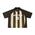 ARROYOCLOTHING EST 25 STRIPED MESH BOXY JERSEY