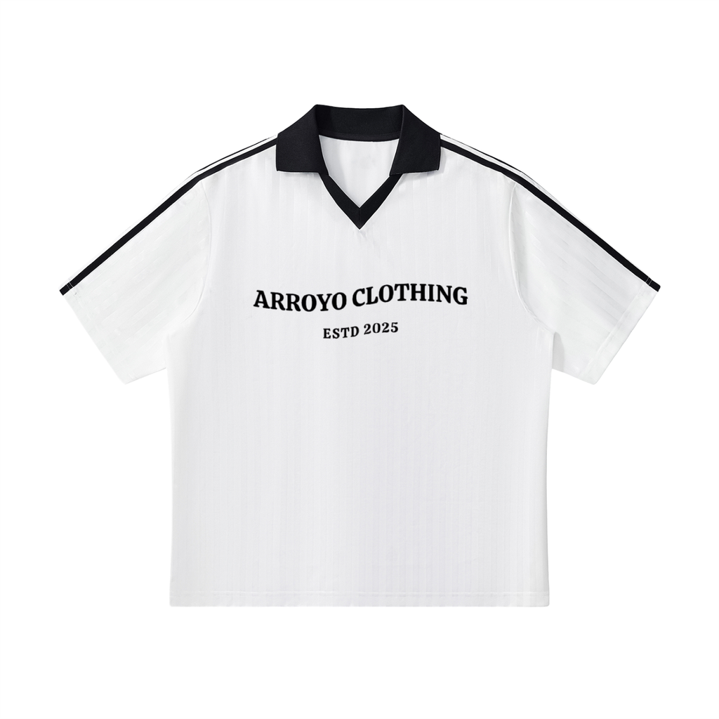 ARROYOCLOTHING SOCCER JERSEY WHITE AND YELLOW