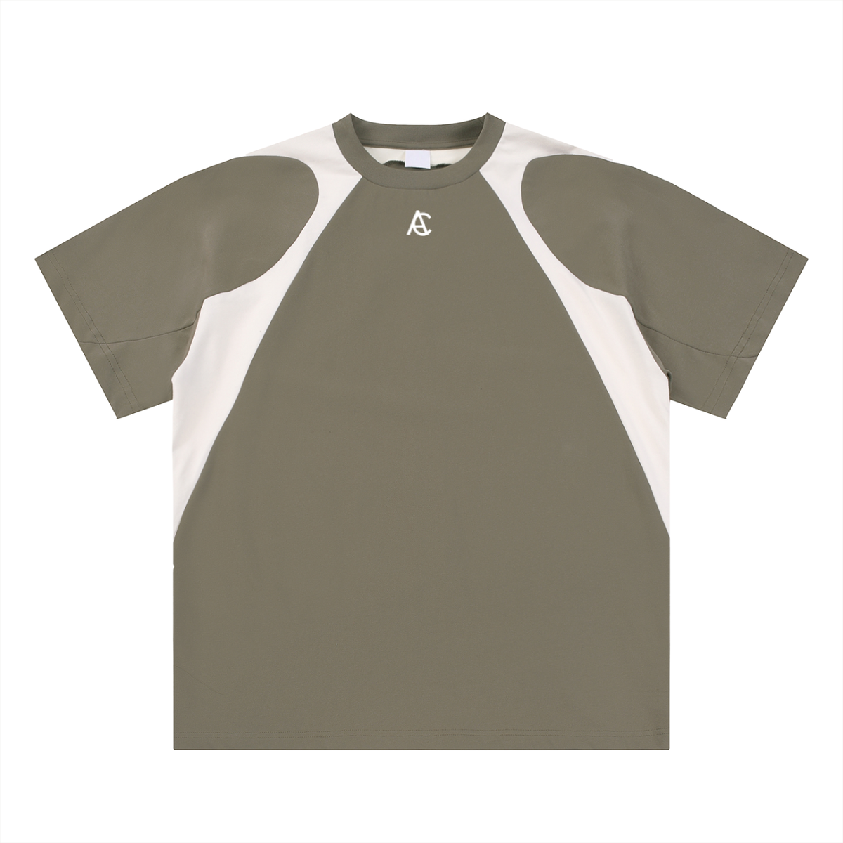CONTRAST PANEL TEE