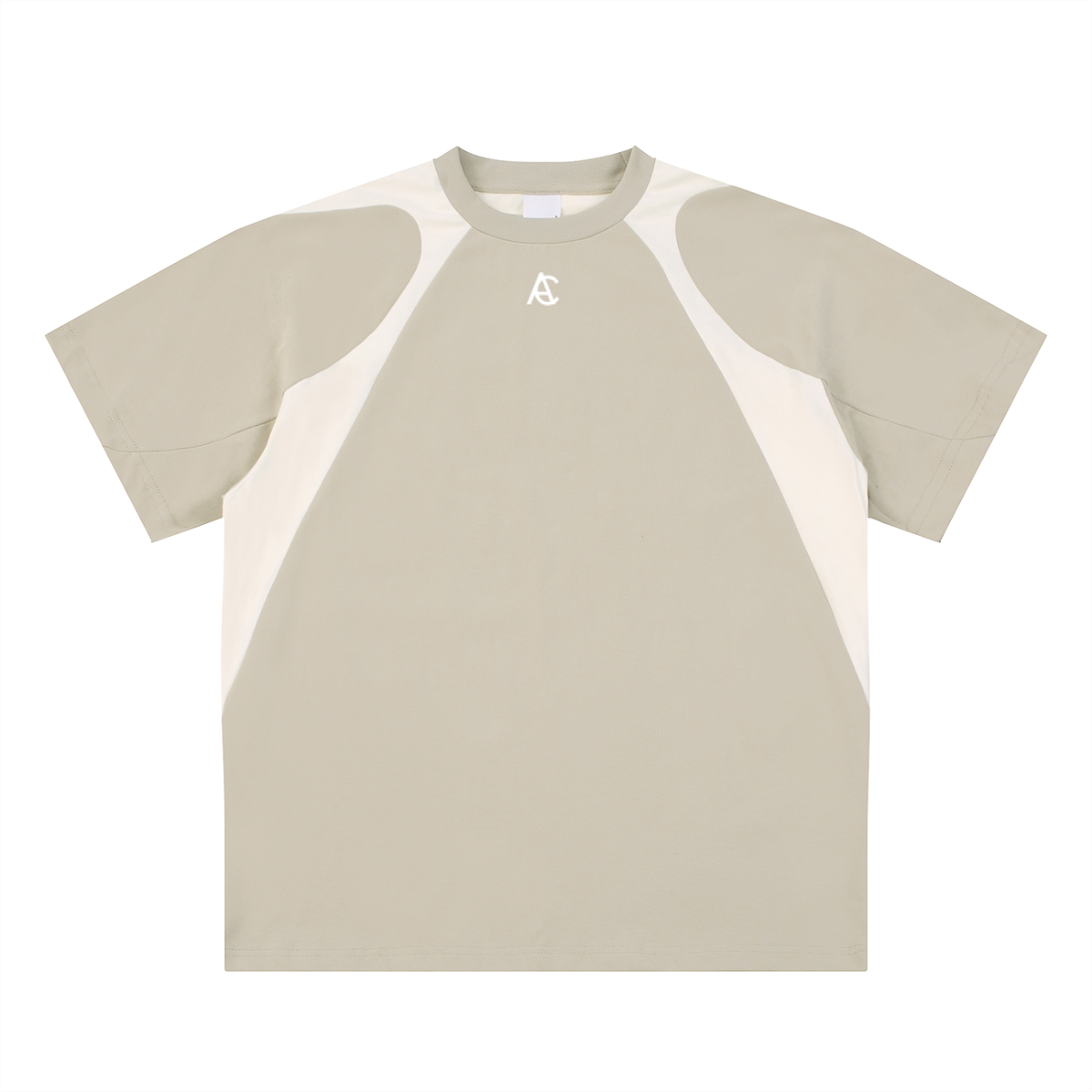 CONTRAST PANEL TEE